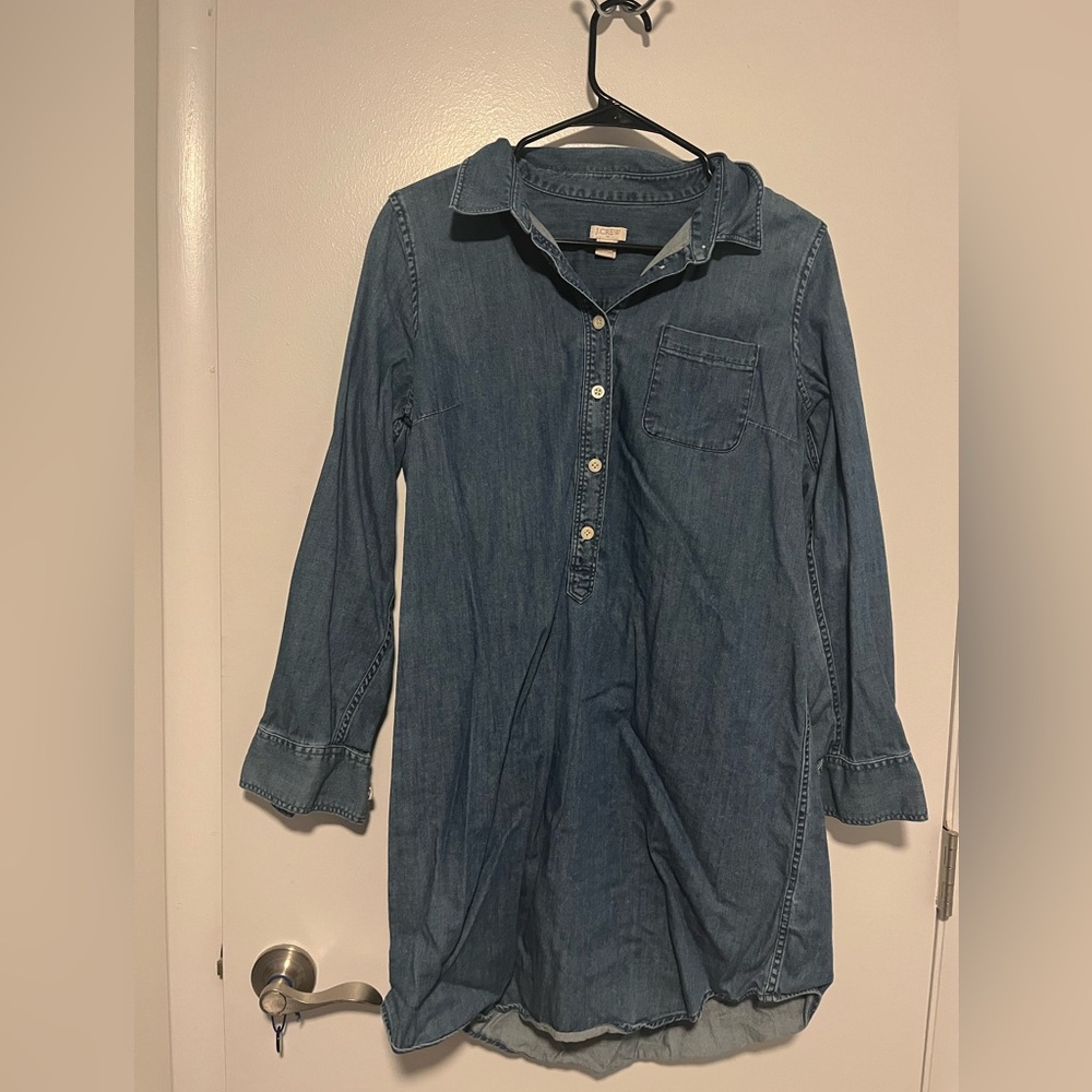 J.Crew Chambray Tunic Henley Top